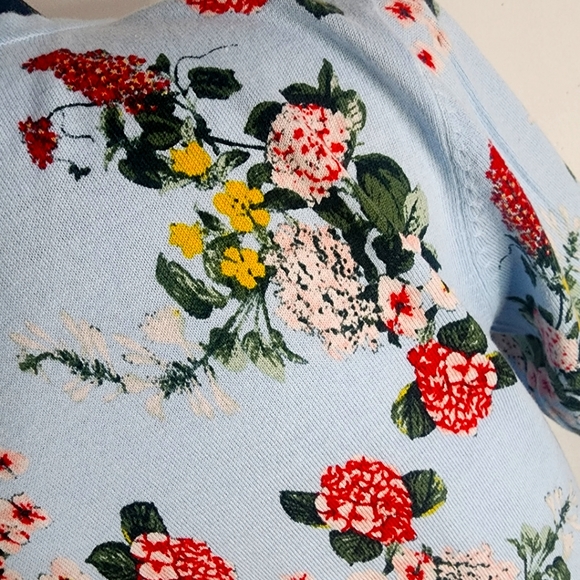 New York & Co Floral Button Down Cardigan Sweater - Picture 4 of 10